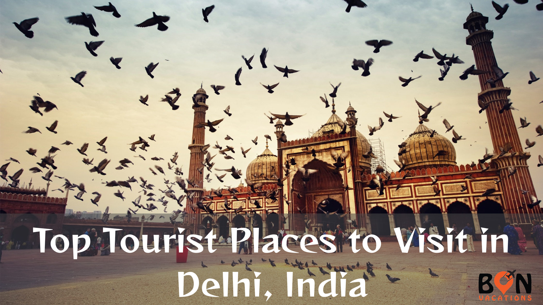 Jama Masjid in Old Delhi, one of the largest and most famous mosques in India