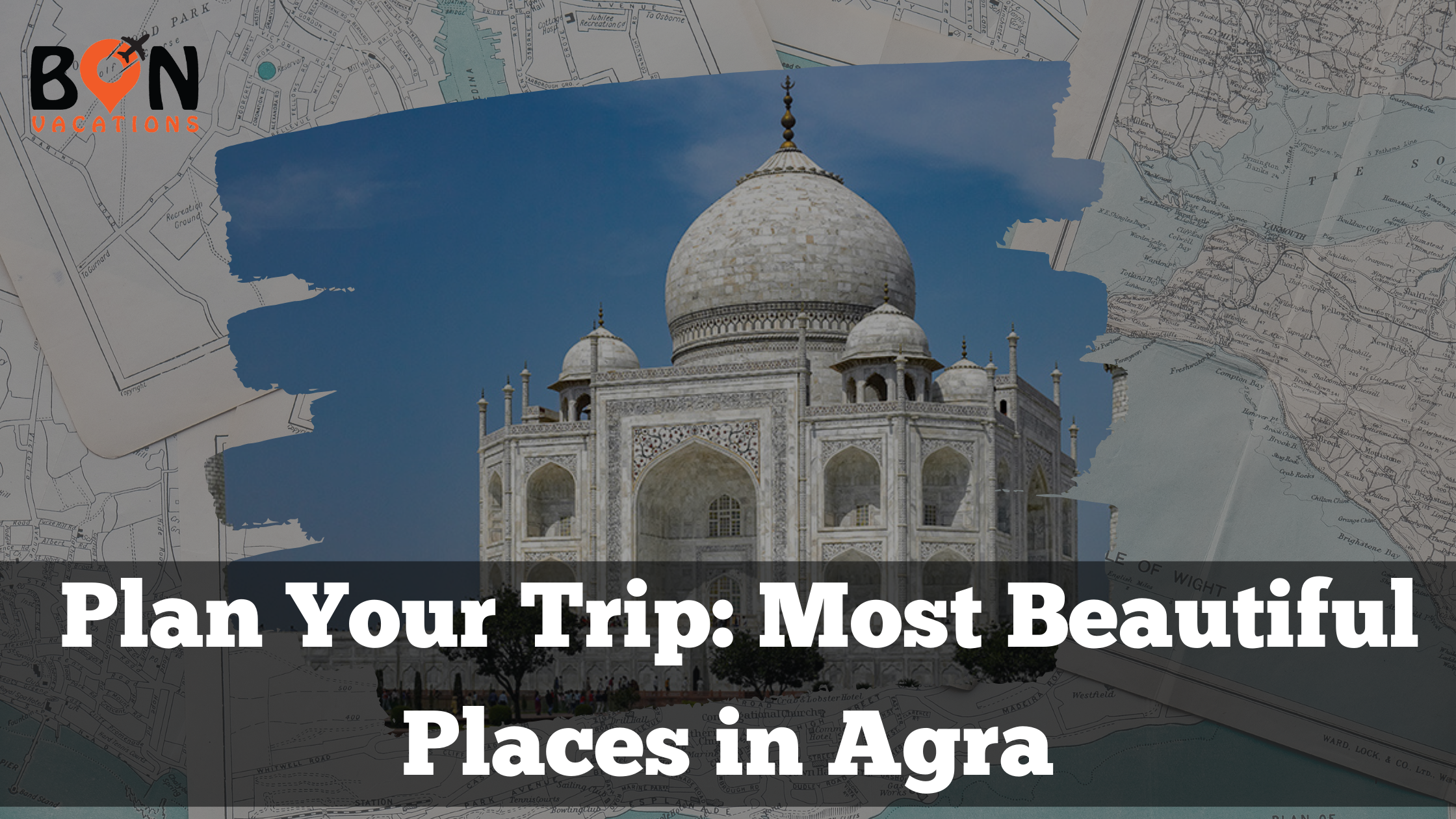 Taj Mahal in Agra, India — iconic landmark and top tourist attraction.